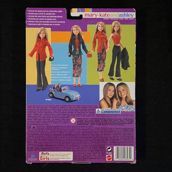 VINTAGE MARY-KATE & ASHLEY doll Fashion pack MATTEL Y2K 2002 New In BOX!! - Picture 8 of 17